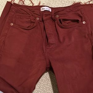 Zara cropped jeans